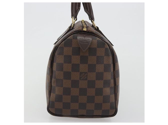 LOUIS VUITTON Damier Ebene Speedy 25 Hand Bag N41532 LV Auth 194137SAV - vista 4