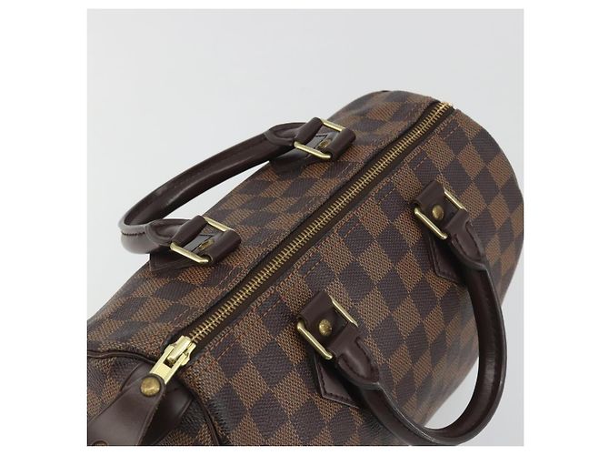LOUIS VUITTON Damier Ebene Speedy 25 Hand Bag N41532 LV Auth 194137SAV - vista 6