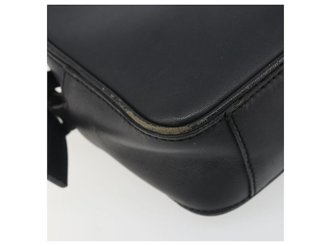 Borsa a Spalla BURBERRY in Pelle Nera Argento Auth BA14575 Nero - vista 11
