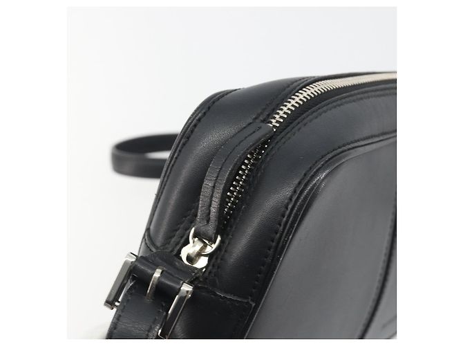 Borsa a Spalla BURBERRY in Pelle Nera Argento Auth BA14575 Nero - vista 15