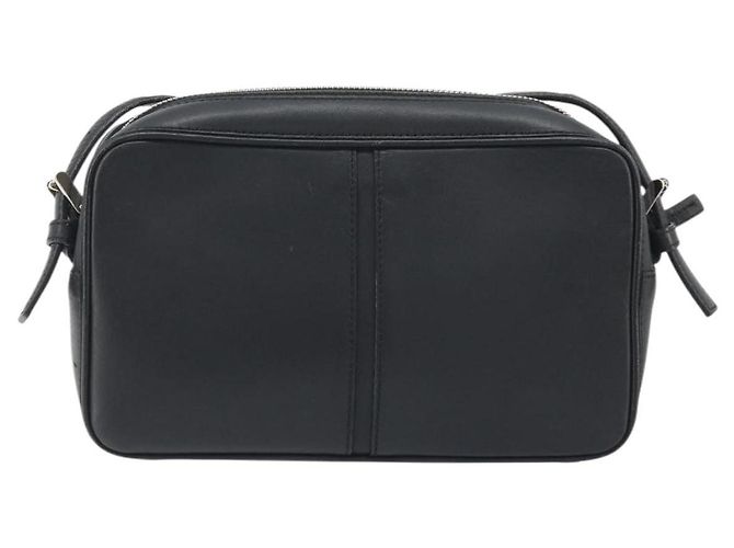 Borsa a Spalla BURBERRY in Pelle Nera Argento Auth BA14575 Nero - vista 3