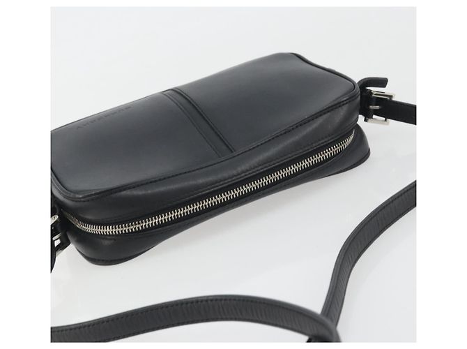 Borsa a Spalla BURBERRY in Pelle Nera Argento Auth BA14575 Nero - vista 6