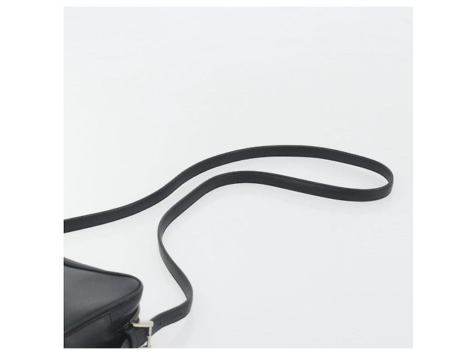 Borsa a Spalla BURBERRY in Pelle Nera Argento Auth BA14575 Nero - vista 8