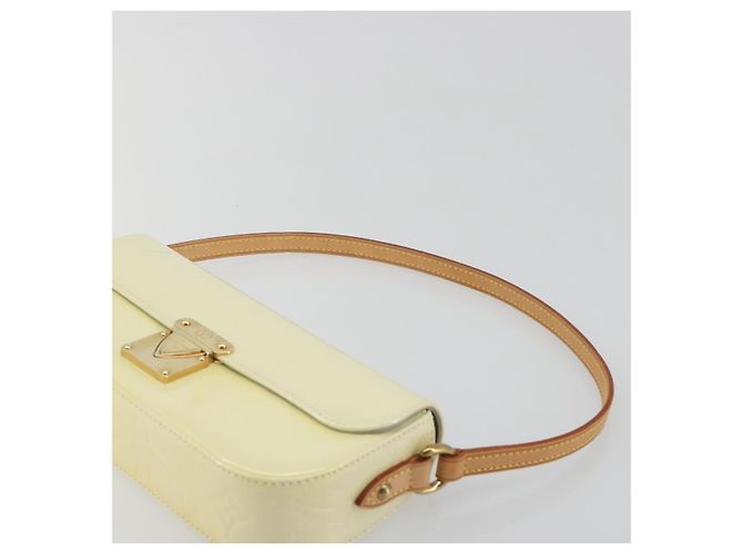 LOUIS VUITTON Monogram Vernis Malibu Street Bag Perle M91507 LV Auth 193921A - vista 14