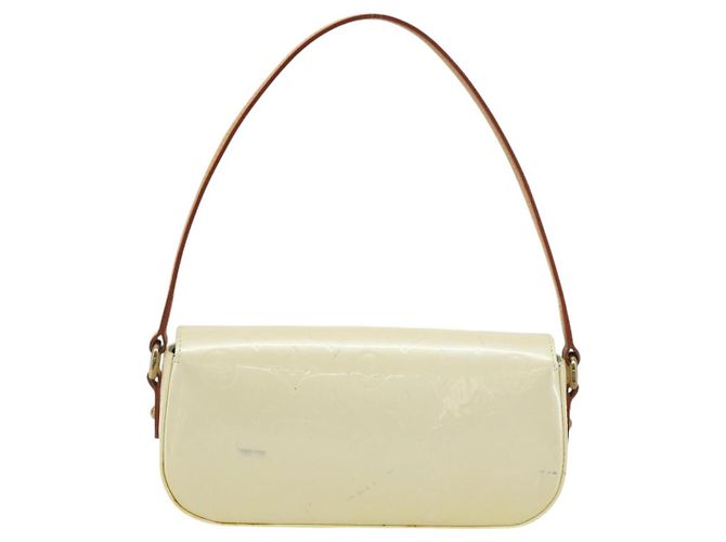 LOUIS VUITTON Monogram Vernis Malibu Street Bag Perle M91507 LV Auth 193921A - vista 2
