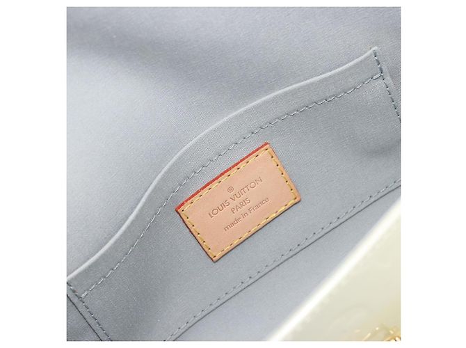 LOUIS VUITTON Monogram Vernis Malibu Street Bag Perle M91507 LV Auth 193921A - vista 21