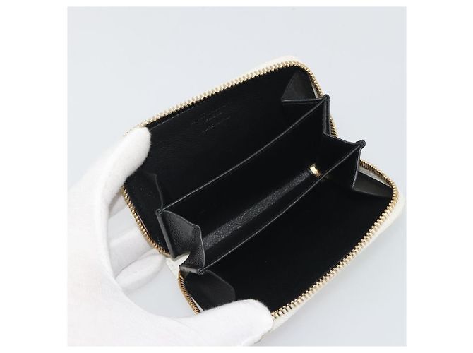 SAINT LAURENT Coin Purse Leather Multicolor Silver Auth 193388V Silvery Multiple colors - view 14