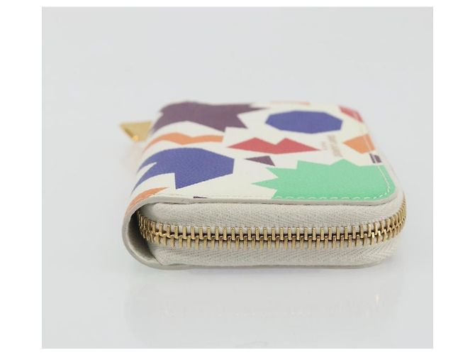 SAINT LAURENT Coin Purse Leather Multicolor Silver Auth 193388V Silvery Multiple colors - view 4