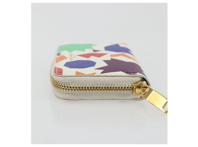 SAINT LAURENT Coin Purse Leather Multicolor Silver Auth 193388V Silvery Multiple colors - view 5