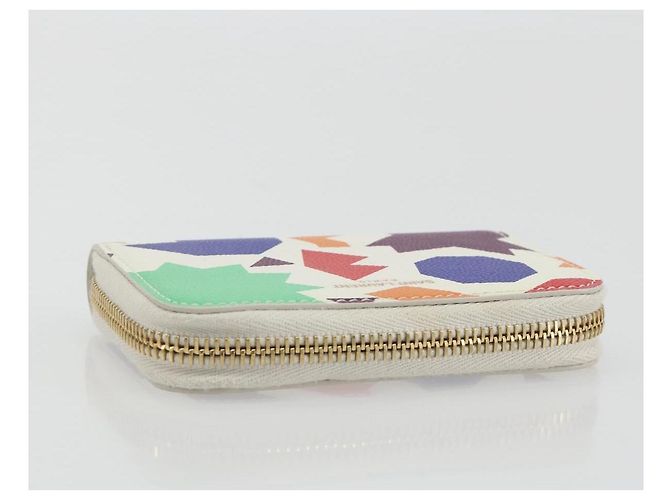 SAINT LAURENT Coin Purse Leather Multicolor Silver Auth 193388V Silvery Multiple colors - view 6