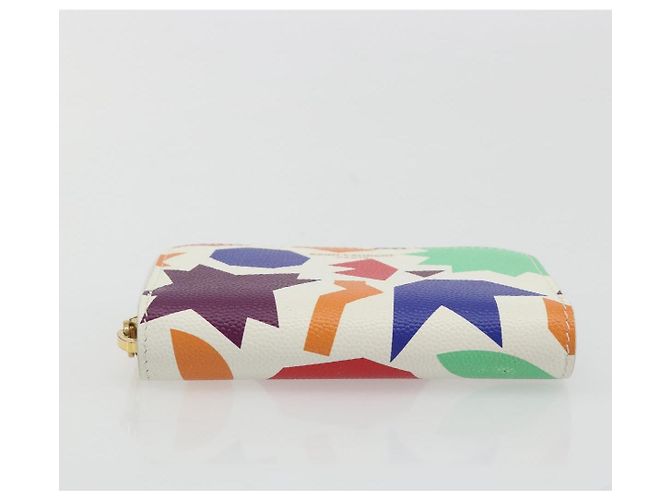 SAINT LAURENT Coin Purse Leather Multicolor Silver Auth 193388V Silvery Multiple colors - view 7