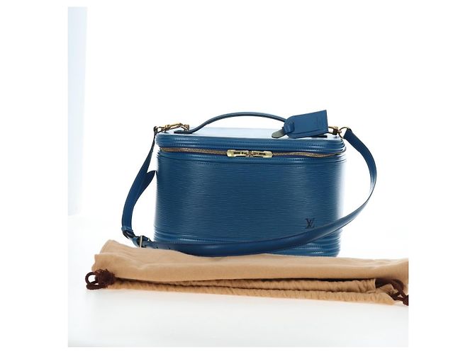 Borsa LOUIS VUITTON Epi Nice 2way Toledo Blue M48015 LV Auth 193753V - vista 34