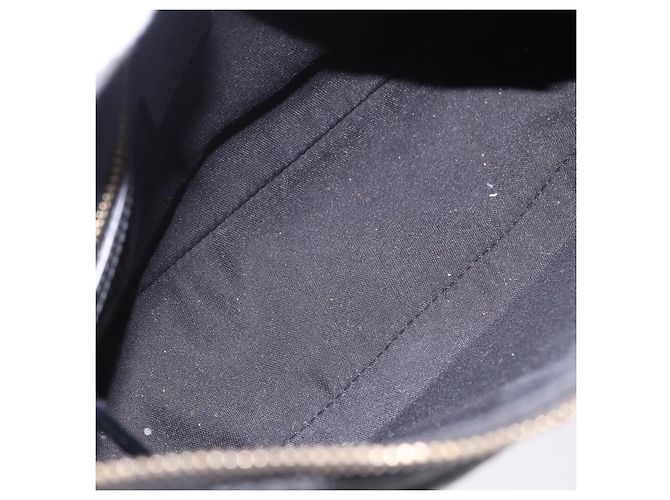 Borsa a Spalla GUCCI Bamboo in Pelle Nera e Oro 137378 Auth 194670V Nero D'oro - vista 16