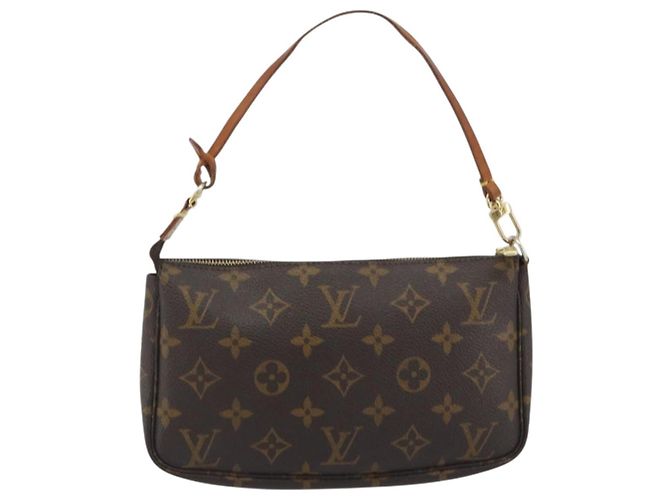 LOUIS VUITTON Monogram Pochette Accessoires Pochette M51980 LV Auth ar14041 Monogramma - vista 2