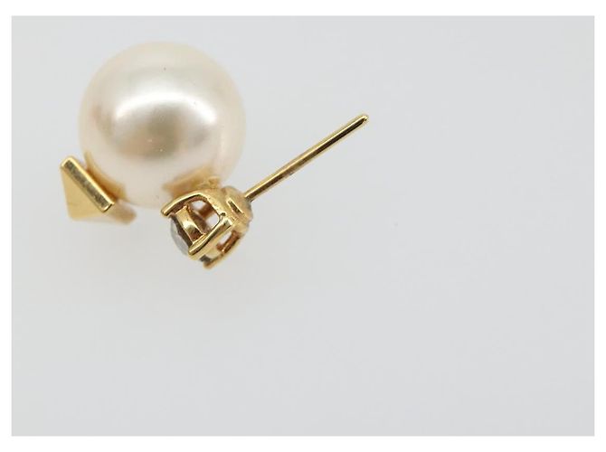 Orecchini VALENTINO Metallo Tonalità Oro Bianco Auth BA14622V - vista 13