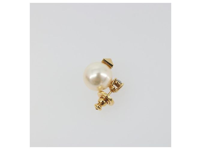 Orecchini VALENTINO Metallo Tonalità Oro Bianco Auth BA14622V - vista 3