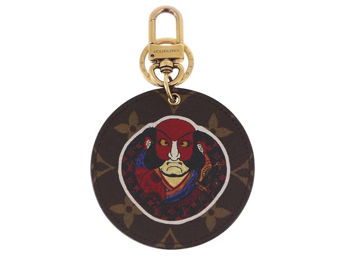 LOUIS VUITTON Monogram Kabuki Porte Cles Illustre Charm MP1949 LV Auth 167445M Monogramma - vista 2