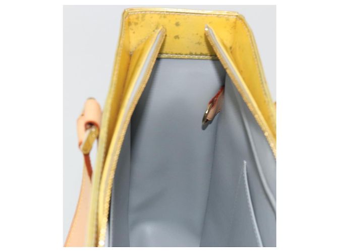 LOUIS VUITTON Borsa Tote Monogram Vernis Columbus Gris M91028 LV Auth 194122 Grigio - vista 19