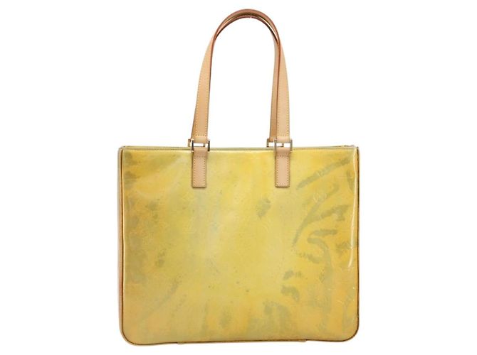 LOUIS VUITTON Borsa Tote Monogram Vernis Columbus Gris M91028 LV Auth 194122 Grigio - vista 2
