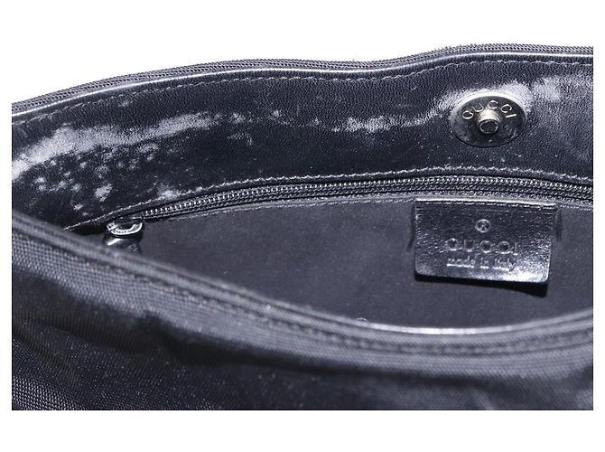 Borsa a Spalla GUCCI Tela Nera 001 3193 Auth gh2266 Nero - vista 14