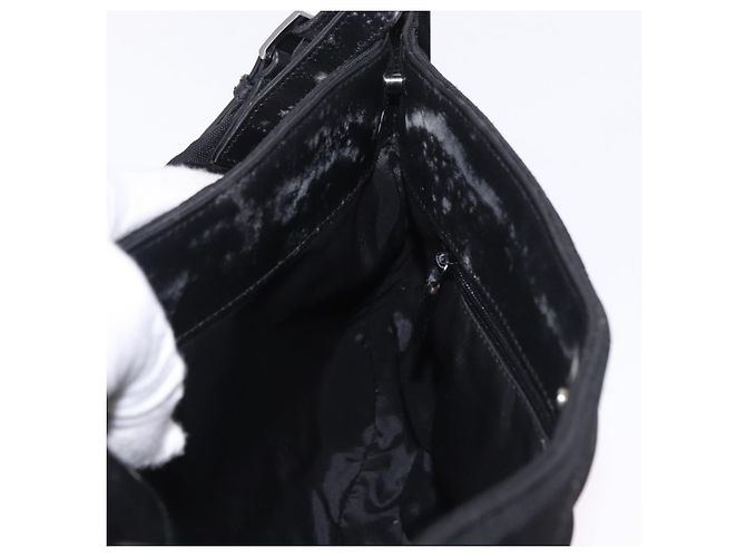 Borsa a Spalla GUCCI Tela Nera 001 3193 Auth gh2266 Nero - vista 17
