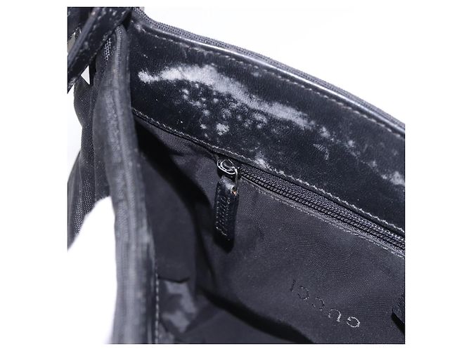 Borsa a Spalla GUCCI Tela Nera 001 3193 Auth gh2266 Nero - vista 18