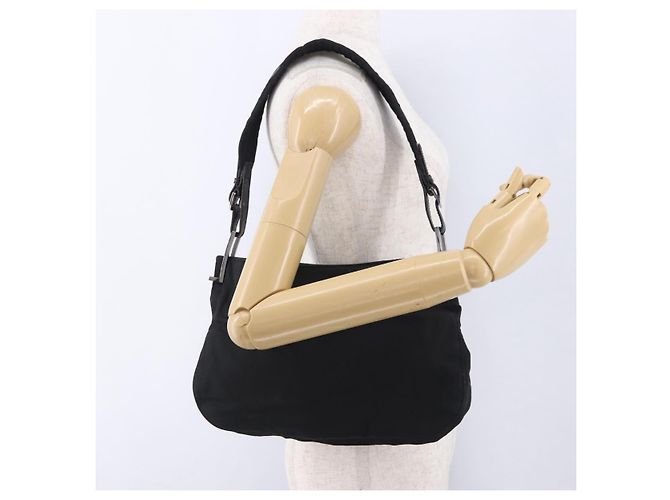Borsa a Spalla GUCCI Tela Nera 001 3193 Auth gh2266 Nero - vista 21