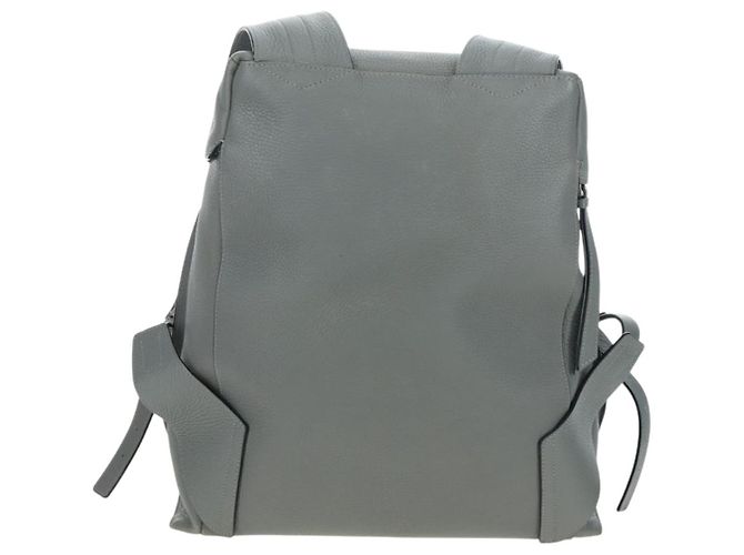 LOEWE Rucksack Leder Grau Silber Auth ep15239V Braun - Ansicht 2