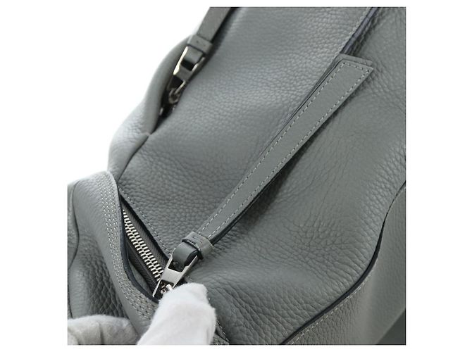 LOEWE Rucksack Leder Grau Silber Auth ep15239V Braun - Ansicht 23