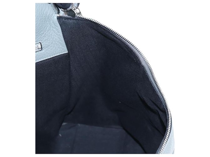 LOEWE Rucksack Leder Grau Silber Auth ep15239V Braun - Ansicht 26