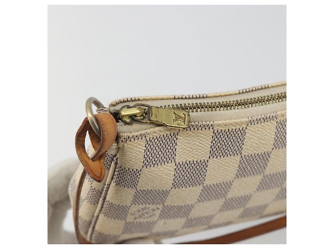 LOUIS VUITTON Damier Azur Pochette Accessoires Pouch N51986 LV Auth 190407 - vista 10
