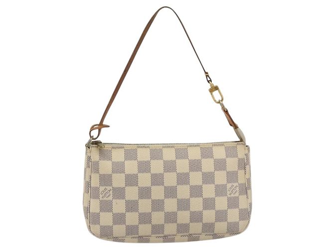 LOUIS VUITTON Damier Azur Pochette Accessoires Pouch N51986 LV Auth 190407 - vista 13