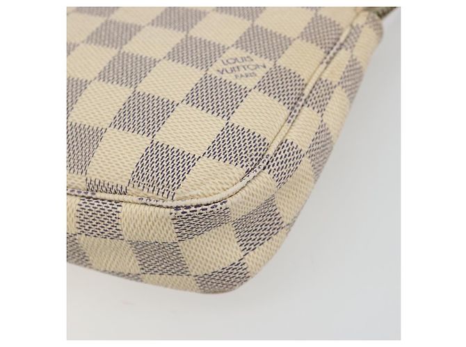 LOUIS VUITTON Damier Azur Pochette Accessoires Pouch N51986 LV Auth 190407 - vista 14