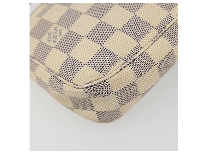 LOUIS VUITTON Damier Azur Pochette Accessoires Pouch N51986 LV Auth 190407 - vista 15