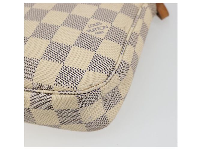 LOUIS VUITTON Damier Azur Pochette Accessoires Pouch N51986 LV Auth 190407 - vista 16