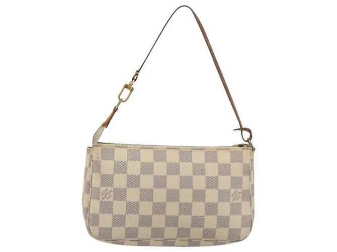 LOUIS VUITTON Damier Azur Pochette Accessoires Pouch N51986 LV Auth 190407 - vista 2