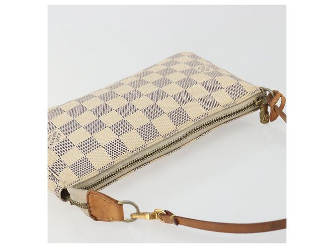 LOUIS VUITTON Damier Azur Pochette Accessoires Pouch N51986 LV Auth 190407 - vista 6