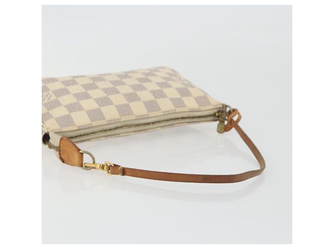LOUIS VUITTON Damier Azur Pochette Accessoires Pouch N51986 LV Auth 190407 - vista 7