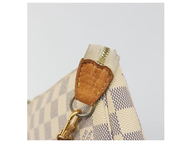 LOUIS VUITTON Damier Azur Pochette Accessoires Pouch N51986 LV Auth 190407 - vista 9
