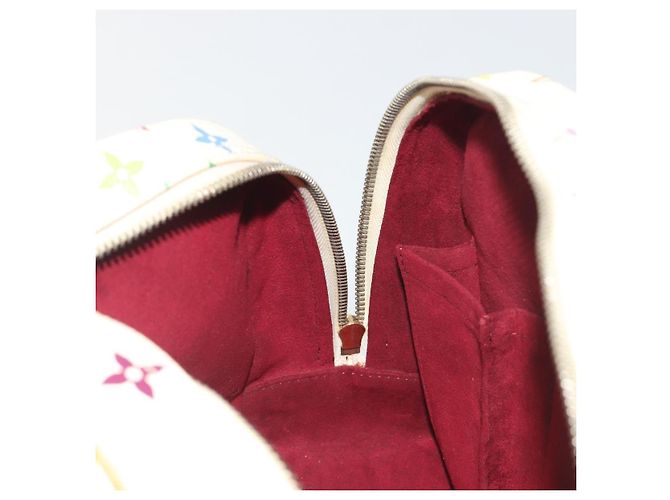 LOUIS VUITTON Borsa Monogram Multicolor Trouville Bianca M92663 Auth BA14564A Bianco - vista 20