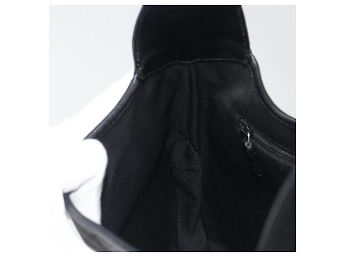 Sac à main GUCCI GG Canvas Jackie Noir Argent 001 3306 Auth 194743V Argenté - vue 19