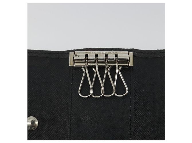 LOUIS VUITTON Taiga Multicles 4 Key Case Ardoise M30522 LV Auth bs36642 Gris - vista 18