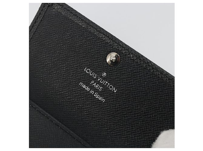 LOUIS VUITTON Taiga Multicles 4 Key Case Ardoise M30522 LV Auth bs36642 Gris - vista 19