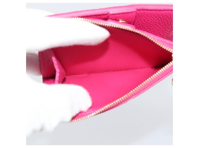LOUIS VUITTON Monogram Empreinte Portefeuille Lisa Frozen Orchid LV Auth 192468M - vista 11