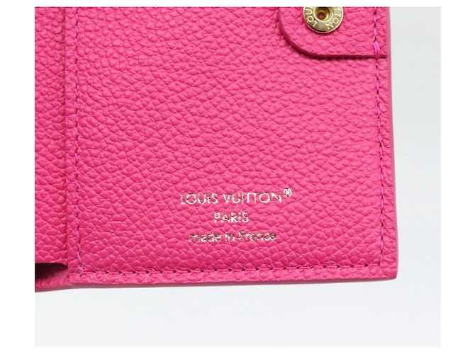 LOUIS VUITTON Monogram Empreinte Portefeuille Lisa Frozen Orchid LV Auth 192468M - vista 17