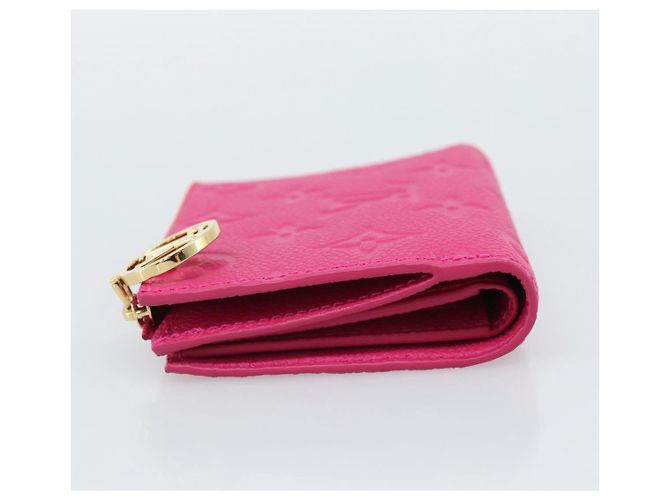 LOUIS VUITTON Monogram Empreinte Portefeuille Lisa Frozen Orchid LV Auth 192468M - vista 3