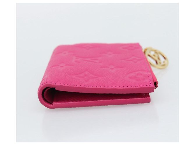 LOUIS VUITTON Monogram Empreinte Portefeuille Lisa Frozen Orchid LV Auth 192468M - vista 4