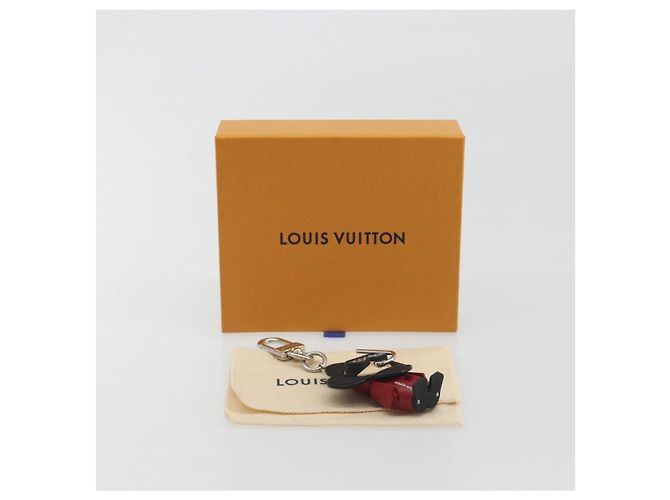 LOUIS VUITTON Bijoux Sac Vivienne Diver Charm metal Black M00748 LV Auth 192470M Nero Rosso - vista 12