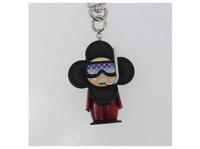 LOUIS VUITTON Bijoux Sac Vivienne Diver Charm metal Black M00748 LV Auth 192470M Nero Rosso - vista 3