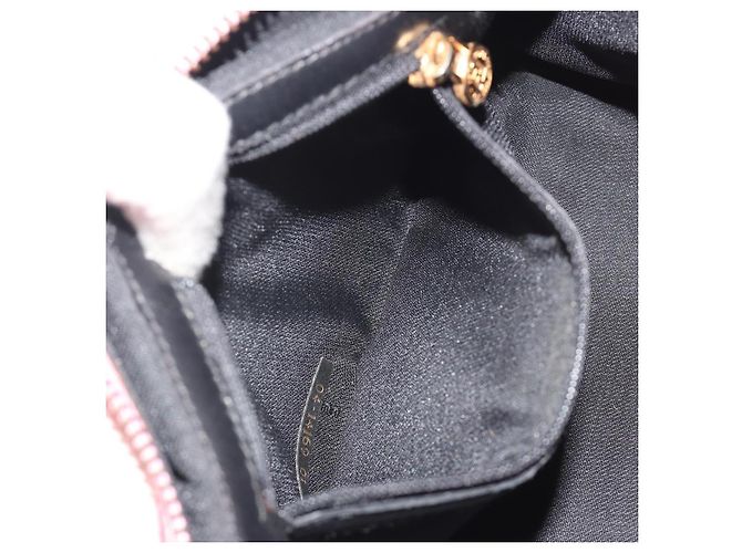 Sac à main FENDI Macaroni en cuir 2way Rose Or Auth 195263 Doré - vue 24